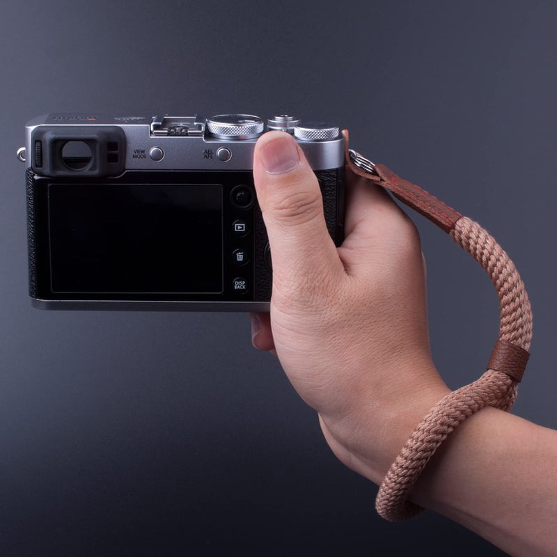 VKO Camera Wrist Strap,Hand Strap Lanyard for DSLR SLR Mirrorless Camera Rope Adjustable Safety Strap(Coffee) - Image 5